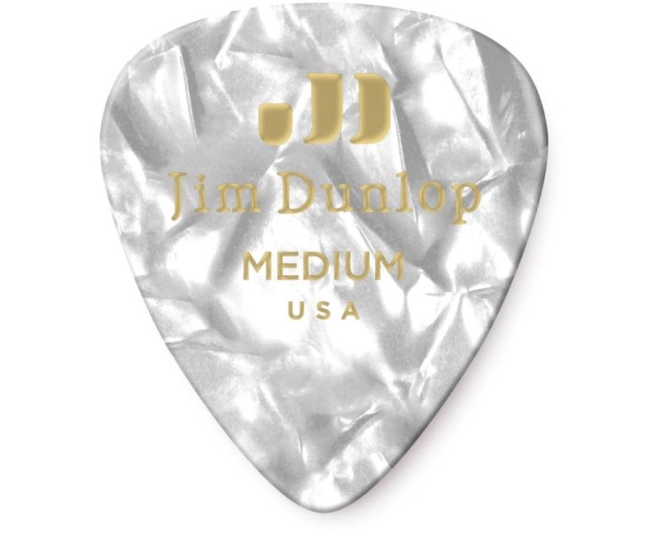 483R04MD JIM DUNLOP WHITE PEARL x72