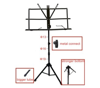 CREEP YS-203 SMALL MUSIC STAND METAL
