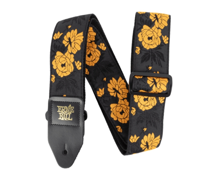 ERNIE BALL 5358 CORREA PARA GUITARRA/BAJO EN JACQUARD CLÁSICO - TANGERINE ROSE