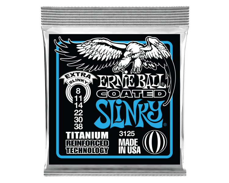 ERNIE BALL 3125 COATED EXTRA SLINKY
