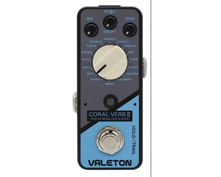 VALETON CRL-9  CORAL VERB LL 16 TYPES DIGITAL REVERB