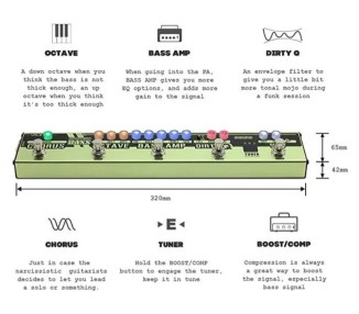 VALETON VES-2 Dapper Bass Effect Strip