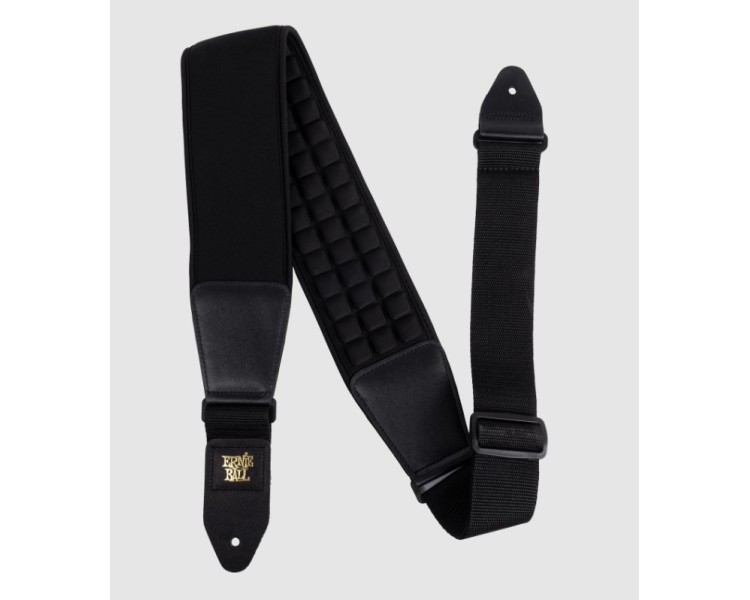 ERNIE BALL 5374 CLOUD COMFORT STRAPS - WIDE BLACK