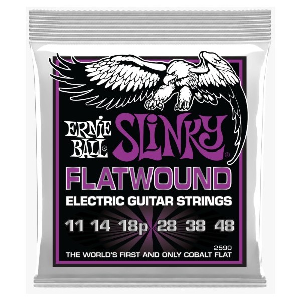 ERNIE BALL 2590  GUITAR ELECTRIC FLATWOUND 11-48