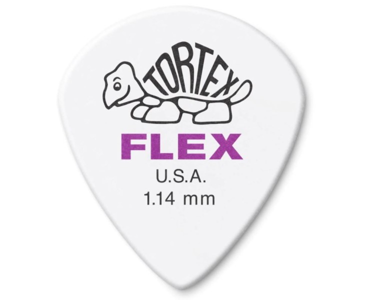 468P1.14 JIM DUNLOP TORTEX FLEX? JAZZ III 1.14 PLYPK x12