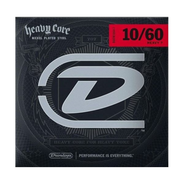 JIM DUNLOP DHCN 10607 HEAVY CORE 10/60 7-SET