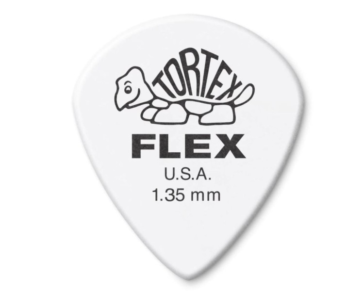 468P1.35 JIM DUNLOP TORTEX FLEX? JAZZ III 1.35 PLYPK x12 UNIDADES