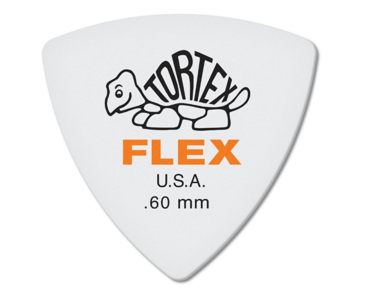 JIM DUNLOP 456P060 TORTEX FLEX RNDTRI NAT-6 UNIDADES