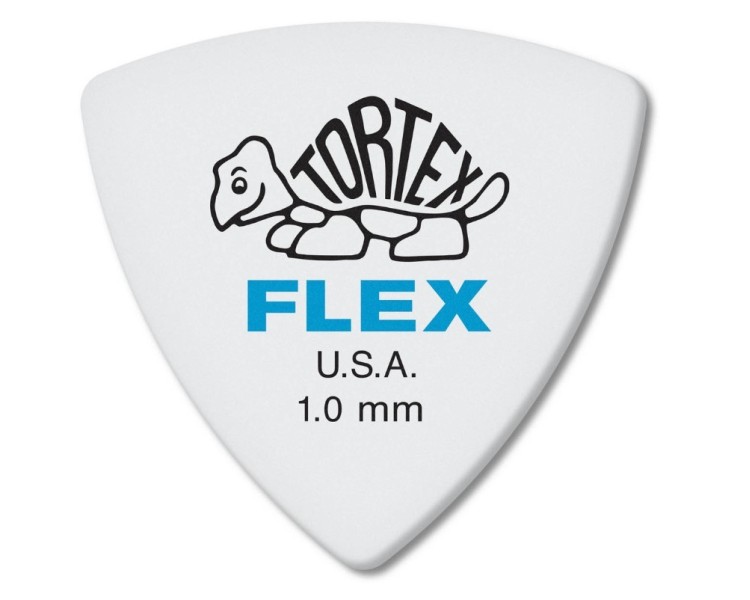 JIM DUNLOP 456P100 TORTEX FLEX RNDTRI NAT-6/PLYPK