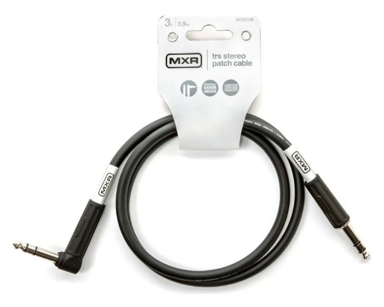 MXR DCIST3R TRS STEREO CABLE 90CM RIGHT/ANG