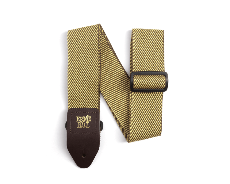 ERNIE BALL 4100 TWEED STRAP W/BLACK ENDS