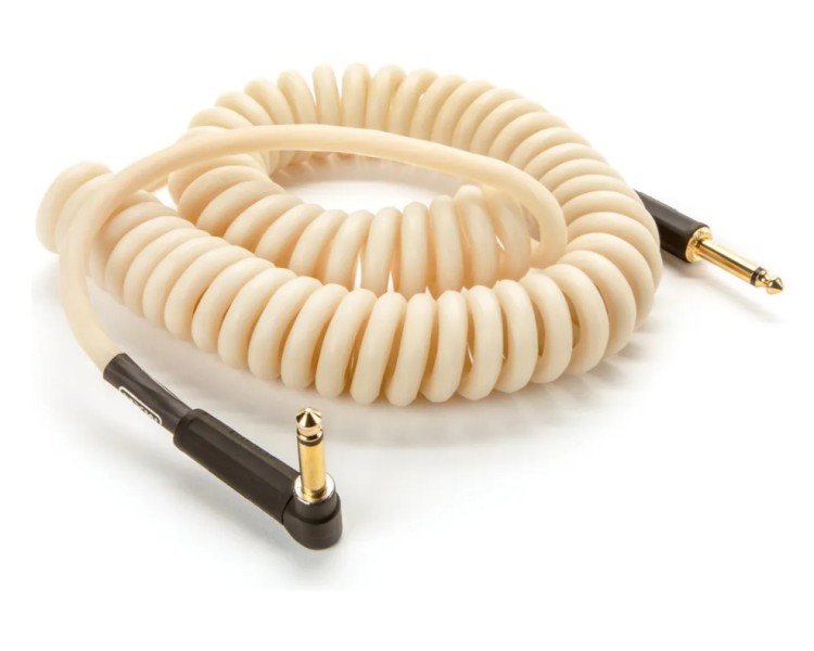 MXR by DUNLOP CABLE DCICG15R EN ESPIRAL DE 4,5 MTS FLUORECENTE, PLUG RECTO / L