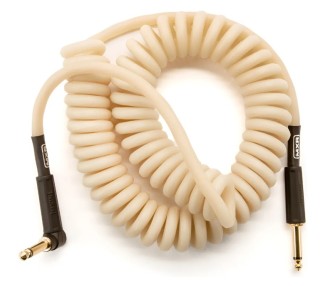 MXR by DUNLOP CABLE DCICG15R EN ESPIRAL DE 4,5 MTS FLUORECENTE, PLUG RECTO / L