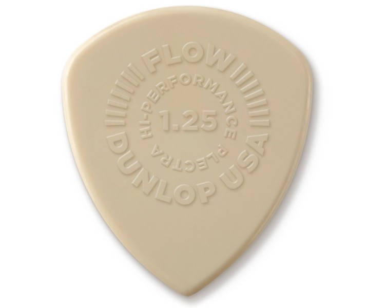 JIM DUNLOP 541P125 NYLON FLOW PICK 1.25MM -12 UNIDADES