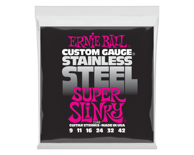 ERNIE BALL 2248 STNLS SUPER SLINKY