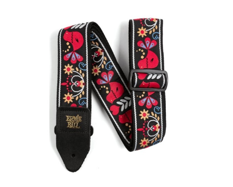 ERNIE BALL 4667 REDBIRD RISING JACQUARD STRAP