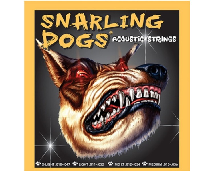 D`ANDREA CUERDA GUITARRA ACUSTICA  013 -056 SNARLING DOGS MEDIUM