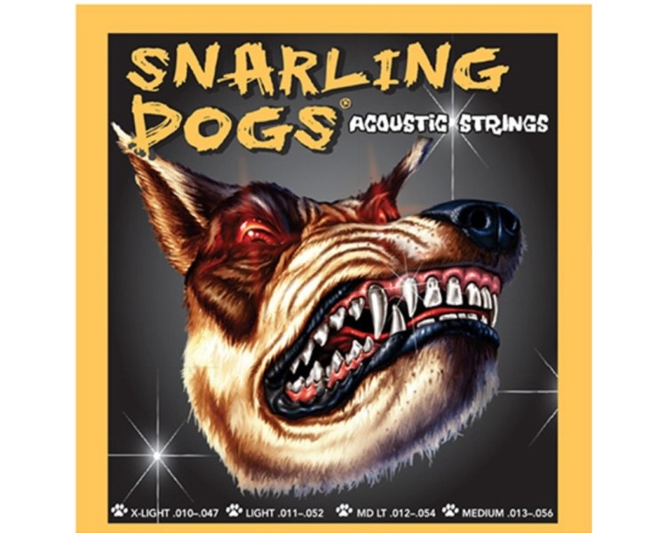 D`ANDREA CUERDA GUITARRA ACUSTICA 011- 052  SNARLING DOGS LIGHT