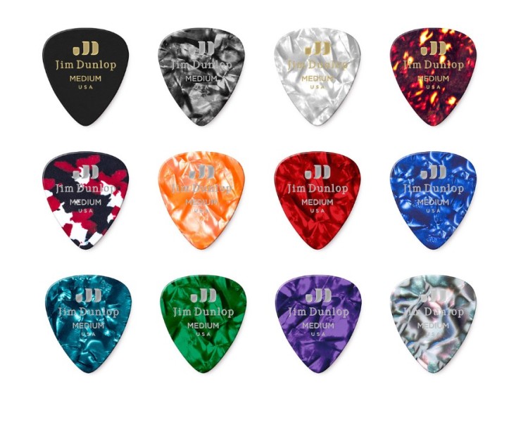 JIM DUNLOP  PVP106  PICK CEL MD VAR PK-12 UNIDADES