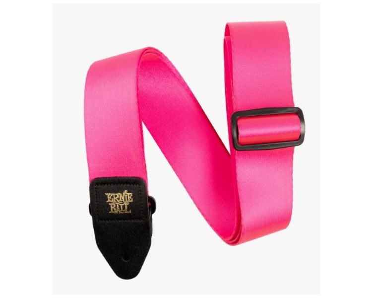ERNIE BALL P05321 PREMIUM GUITAR STRAP NEON PINK