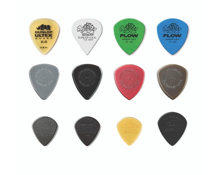 PVP118 JIM DUNLOP SHRED PICK PETRUCCI VARIETY PACK-12/PLYPK