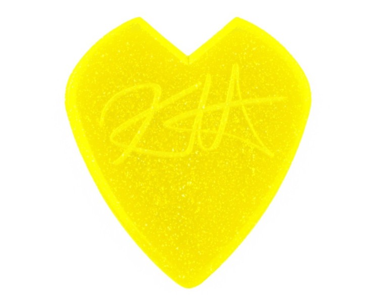 JIM DUNLOP 47PKH3NYS HAMMETT JAZZ III PICK YELLOW GLITTER - 6 PACK