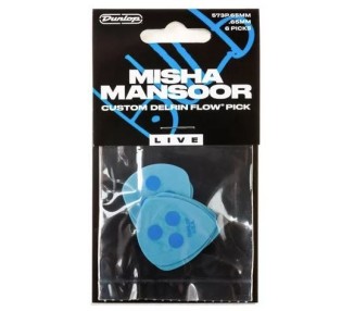 JIM DUNLOP 573P065MM DELRIN FLOW MISHA LIVE-6 UNIDADES