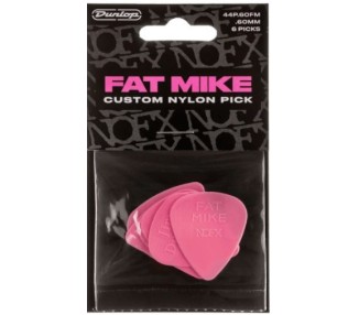 JIM DUNLOP  44P060FM  FAT MIKE NOFX NYLON STD-6 UNIDADES