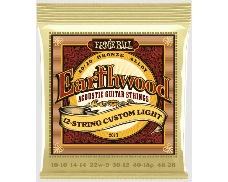 ERNIE BALL 2013 ERTHWD CUSTOM LIGTH AC80 12 CUERDAS