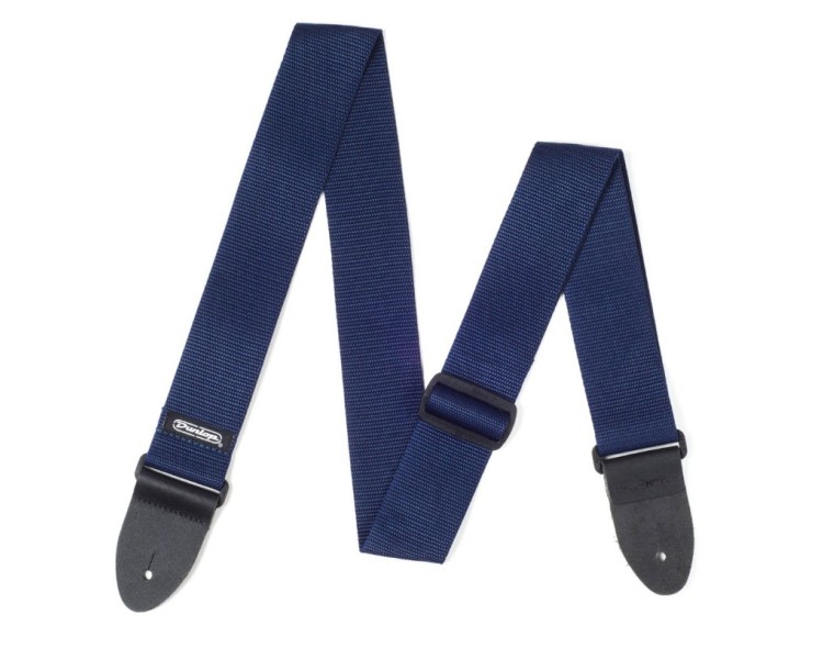 JIM DUNLOP D07-01NV DUNLOP POLY STRAP NAVY BLUE