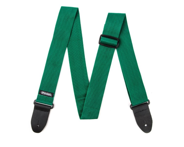 JIM DUNLOP D07-01RG DUNLOP POLY STRAP GREEN-EA