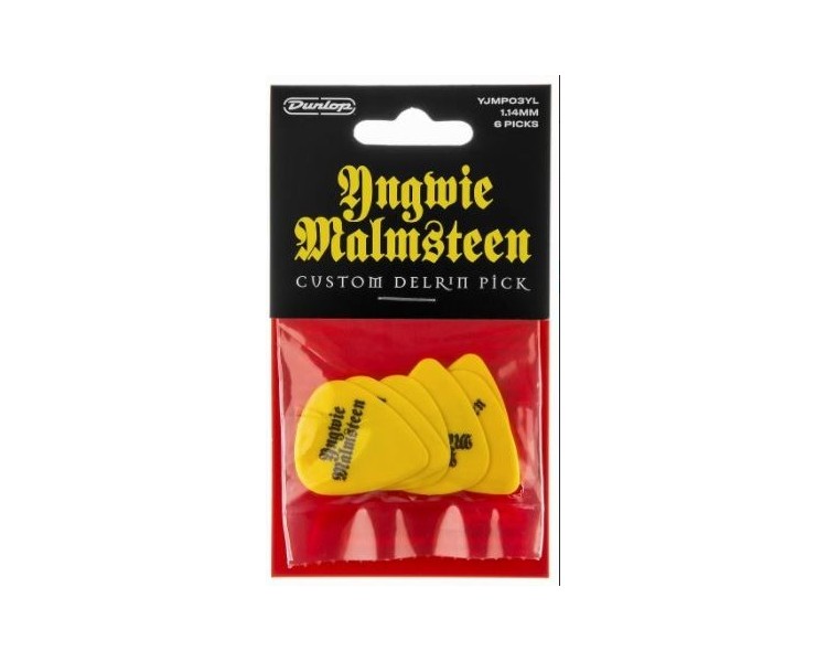 JIM DUNLOP YJMP03YL YNGWIE MALMSTEEN YELLOW-6/PLYPK