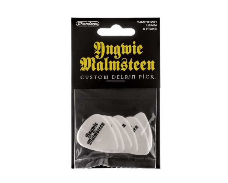 JIM DUNLOP  YJMP01WH  YNGWIE MALMSTEEN WHITE-6/PLYPK