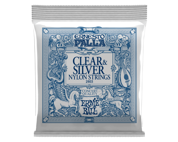 ERNIE BALL 2403 ERNESTO PALLA NYLN CLR/SLV