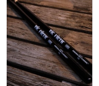 VIC FIRTH BAQUETA 5A BLACK VALUE PACK 4 PARES