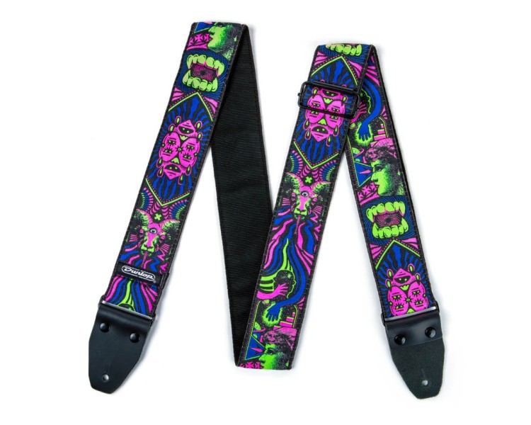 JIM DUNLOP ILD05 I LOVE DUST FANGS GREEN, STRAP