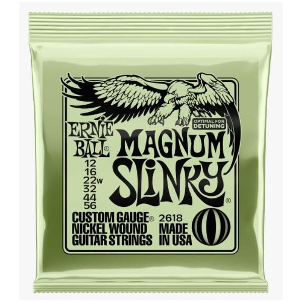 ERNIE BALL  2618  MAGNUM SLINKY NICKEL WOUND 12-16-22W-32-44-56
