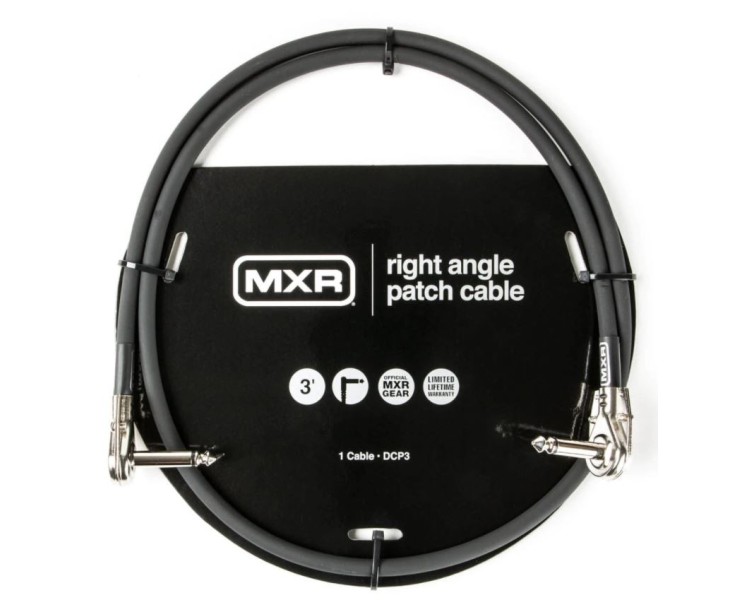 MXR by DUNLOP DCP3 PATCH CABLES 1.0 MTS ANG/ANG