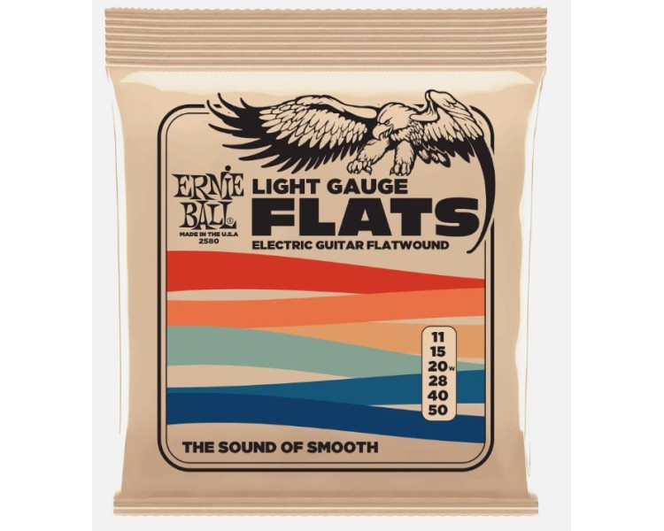 ERNIE BALL 2580 ERNIE BALL LIGHT FLATWOUND ELECTRIC GUITAR