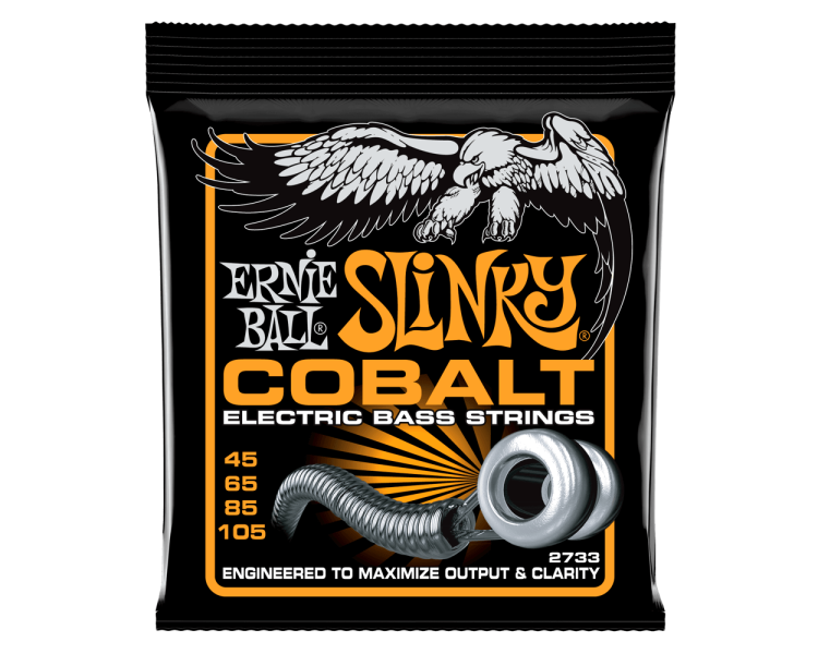ERNIE BALL 2733 COBALT BASS HYBRYD SLINKY