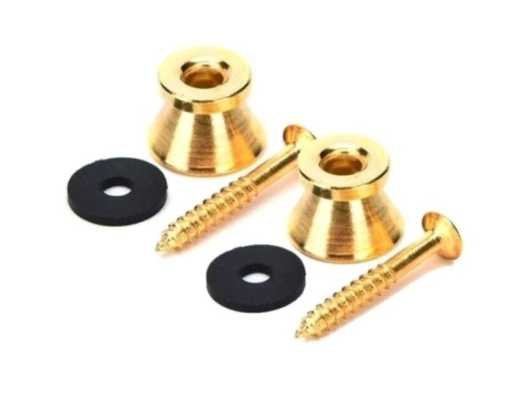 D`ANDREA BOTONES P/CORREA DORADO - 2 UNIDADES