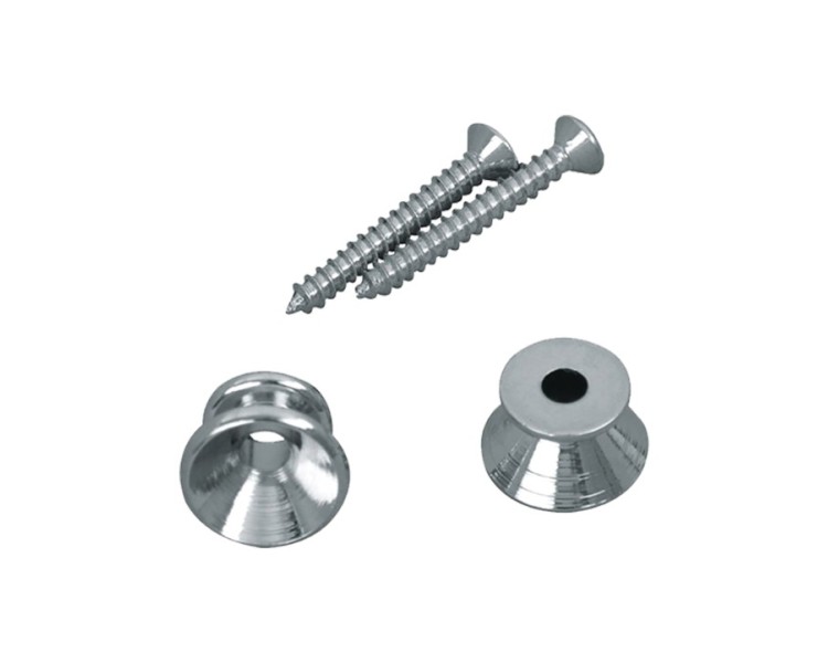 D`ANDREA BOTONES P/CORREA CROMADO - 2 UNIDADES