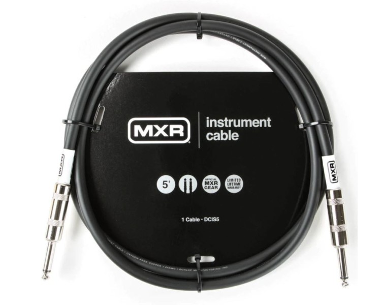 MXR by DUNLOP DCIS05 MXR INST CABLE 1.65 MTS 5' STRAIGHT/STRAIGHT
