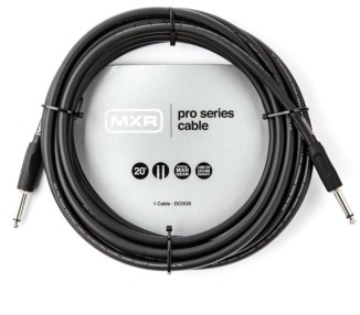MXR by DUNLOP DCIX20 MXR PRO CABLE 6 MTS 20' STRAIGHT/STRAIGHT
