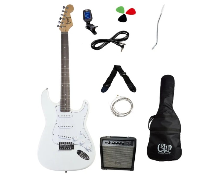 CREEP CST-15 WH PACK GUITARRA STRATO