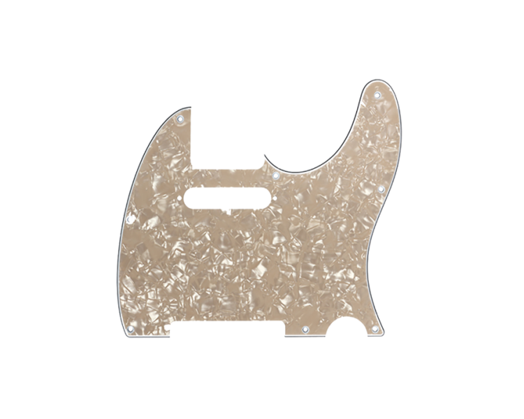 D`ANDREA PICKGUARD PARA TELECASTER VINTAGE PEARL