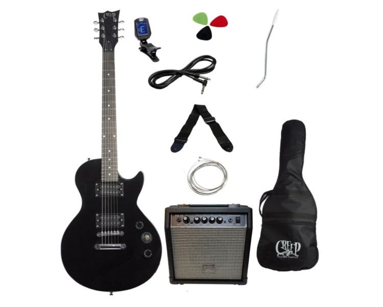 CREEP CLP-15 BK PACK LES PAUL BLACK