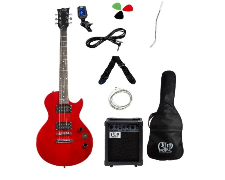 CREEP CLP-10 WR PACK LES PAUL WINE RED