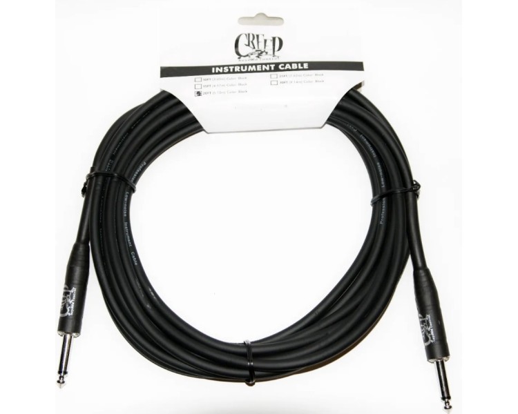 CREEP BLSS-20BLK CABLE PRO SERIES 20ft PLUG RECTO