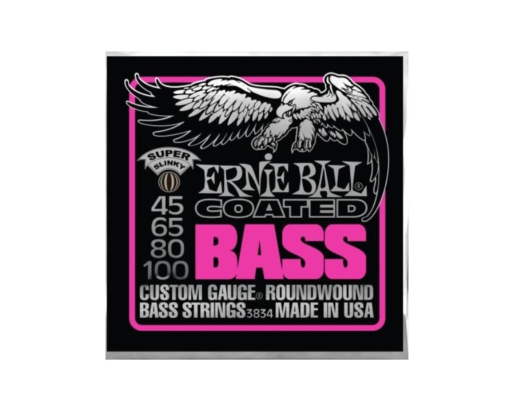 ERNIE BALL  3834 COATED BASS SUPER SLINKY